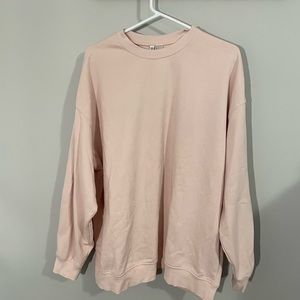 Pink H&M crewneck LARGE